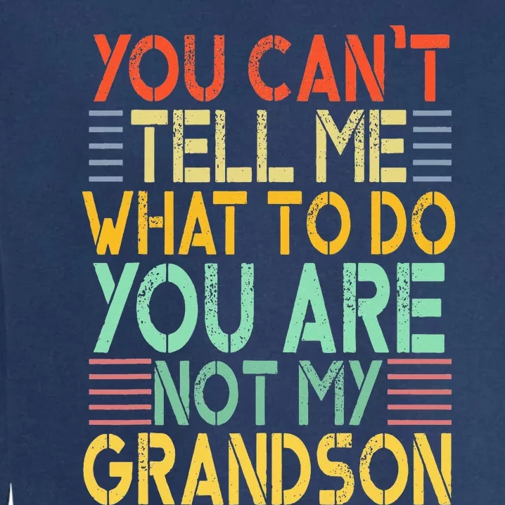 Best Grandpa Gift For Grandfather Poppy Great Papa Garment-Dyed Sweatshirt