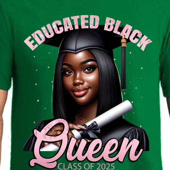 Black Graduation Hbcu Senior Melanin Pink Class Of 2025 Cute Gift Pajama Set