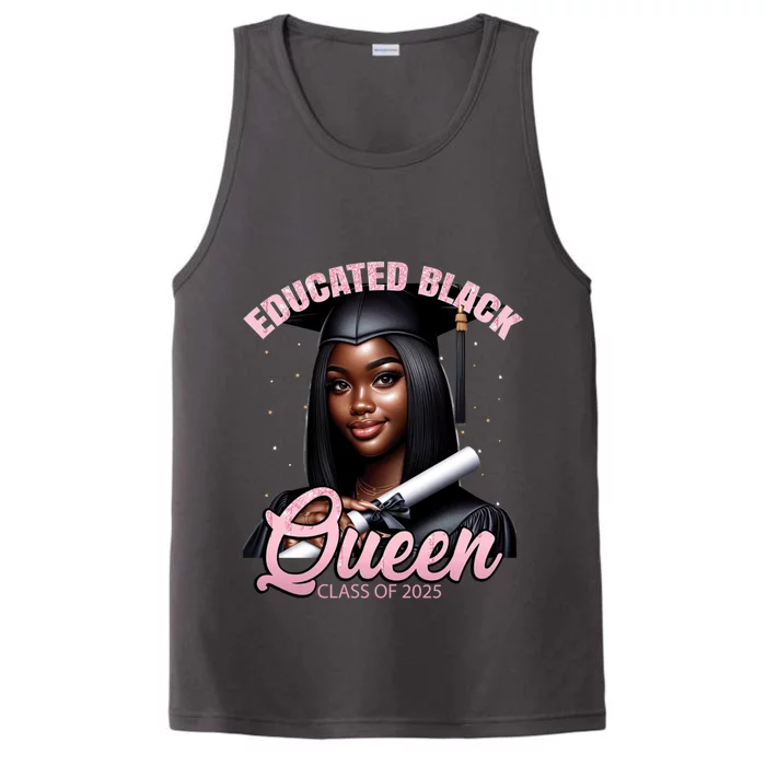 Black Graduation Hbcu Senior Melanin Pink Class Of 2025 Cute Gift Performance Tank