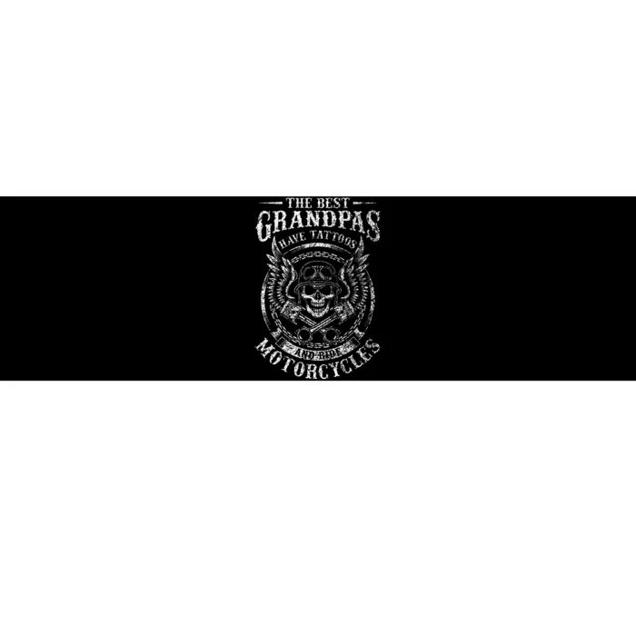 Best Grandpas Have Tattoos And Ride Motorcycles Biker Biking Bumper Sticker