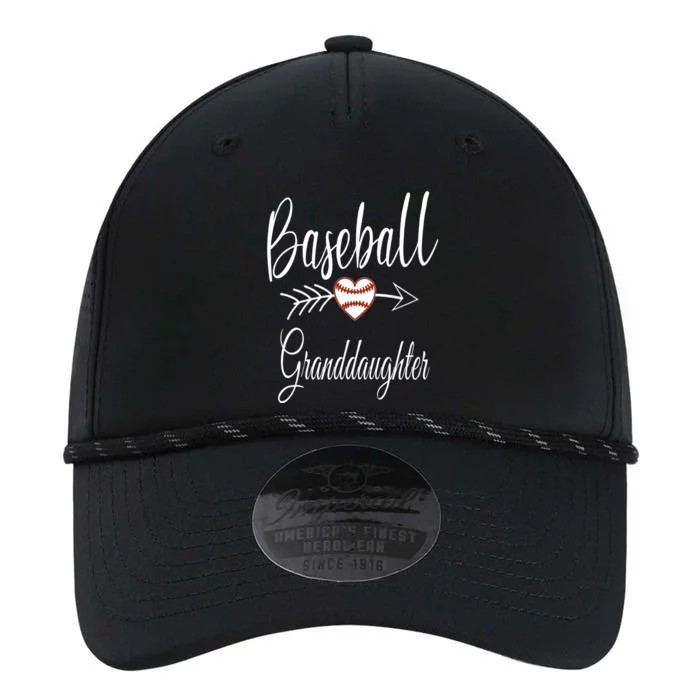 Baseball Granddaughter Heart For Baseball Lovers Gift Performance The Dyno Cap