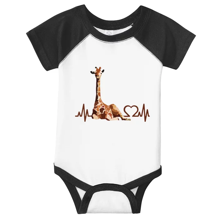 Birthday Giraffe Heartbeat Shirts For Woman Man Infant Baby Jersey Bodysuit