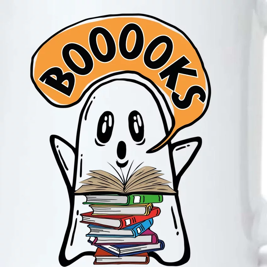 Booooks Ghost Halloween Reading Book Teacher Gift Black Color Changing Mug