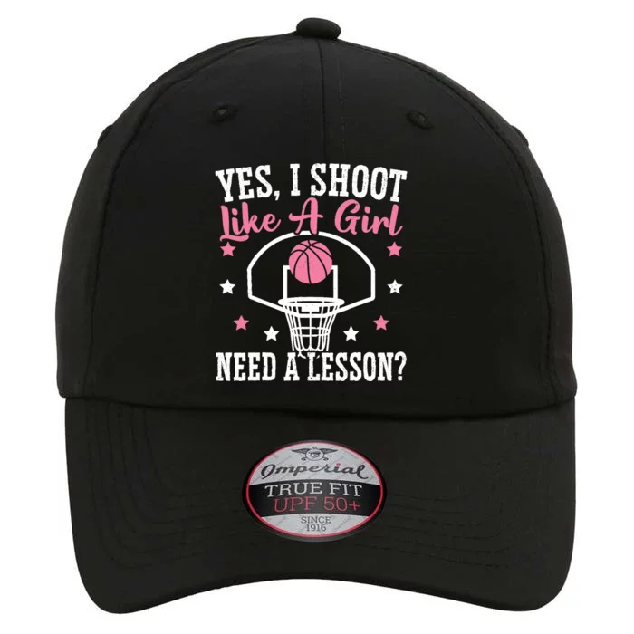 Basketball Girl Hoop Junkie Sport Lover Basketball Player The Original Performance Cap