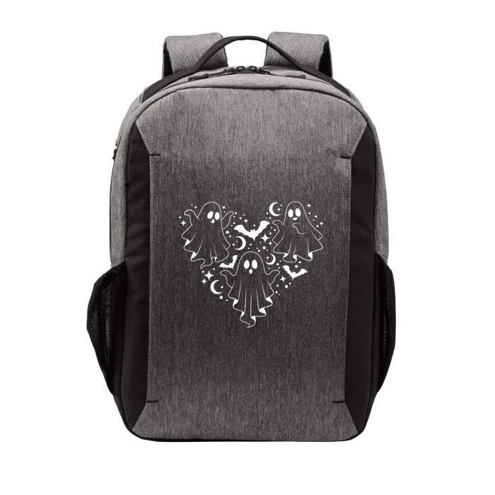 Boo Ghost Heart Halloween Festive Vector Backpack