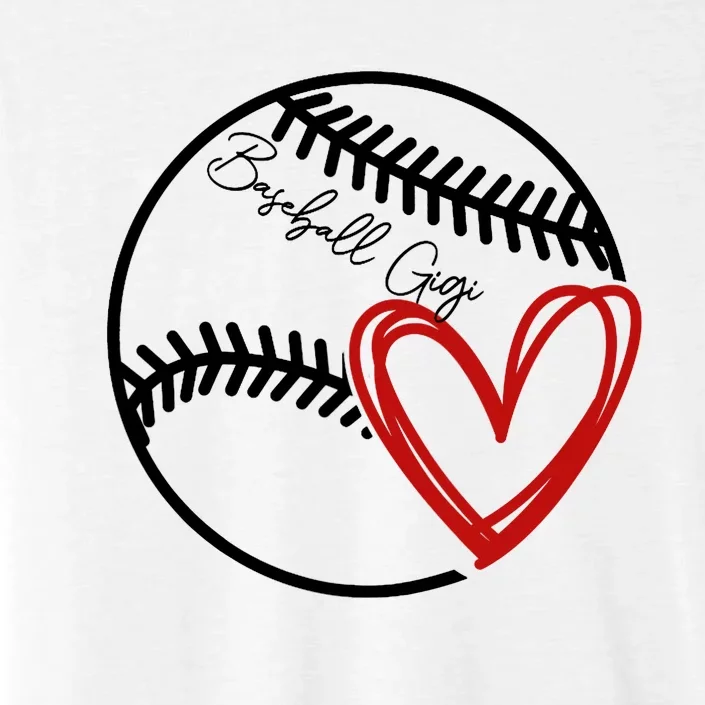 Baseball Gigi Heart, Funny Baseball Lover Raglan Baseball Tee ChromaSoft Performance T-Shirt