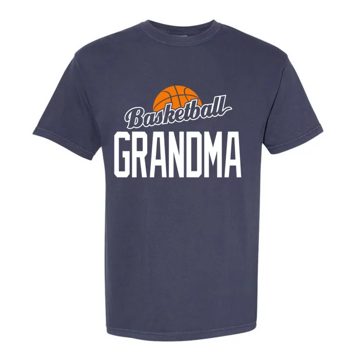 Basketball Grandma Hoop Sport Gift Garment-Dyed Heavyweight T-Shirt