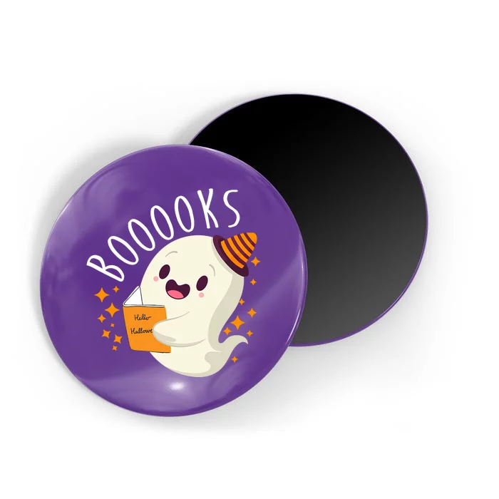 Books Ghost Halloween Cute Funny Magnet