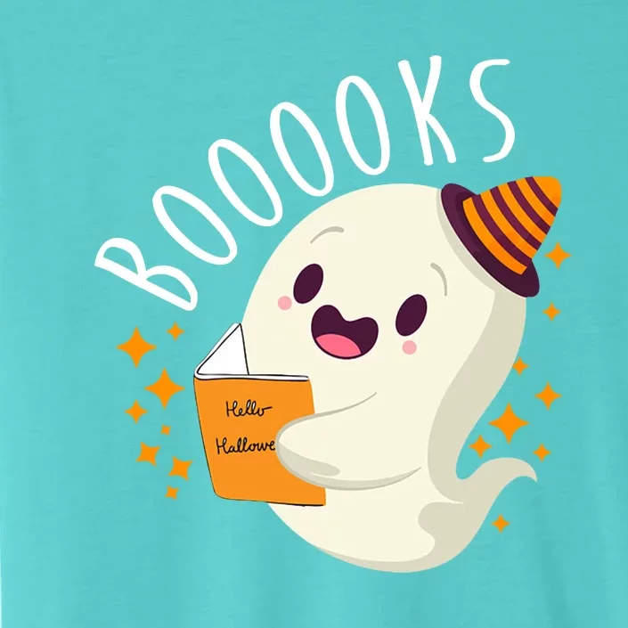 Books Ghost Halloween Cute Funny ChromaSoft Performance T-Shirt