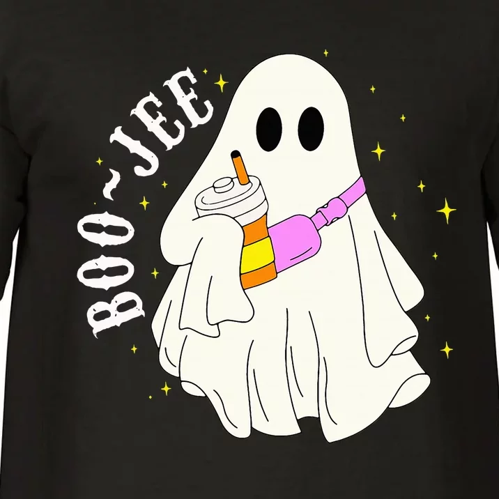 BooJee Ghost Halloween Costume Spooky Season Fun Comfort Colors T-Shirt