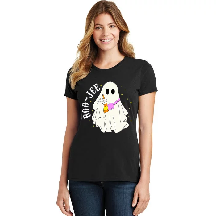 BooJee Ghost Halloween Costume Spooky Season Fun Women's T-Shirt