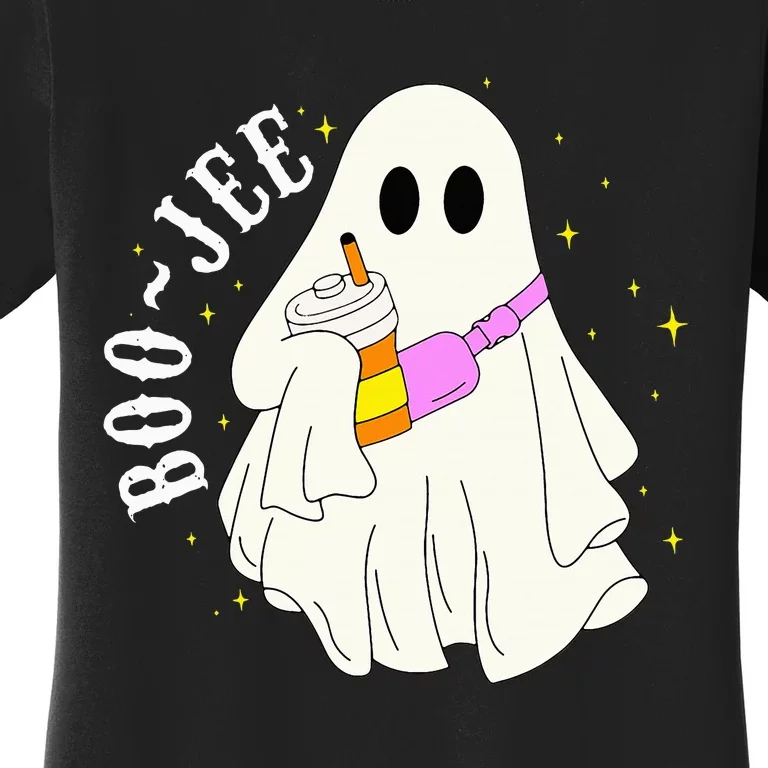 BooJee Ghost Halloween Costume Spooky Season Fun Women's T-Shirt