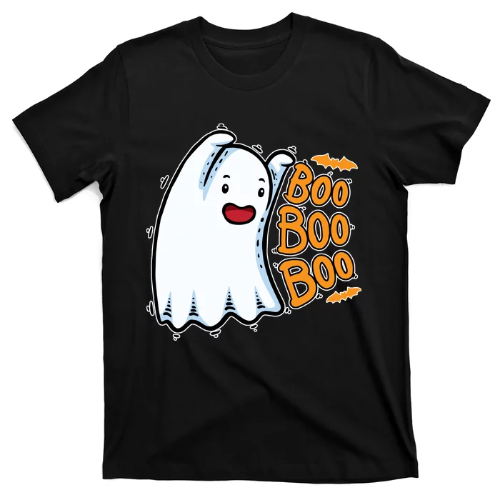 Boo Ghost Halloween Cute T-Shirt