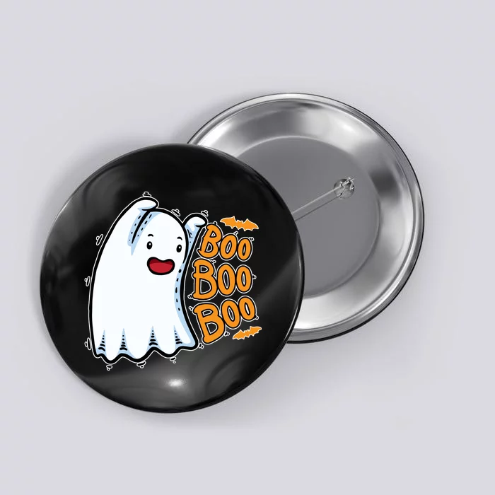 Boo Ghost Halloween Cute Button