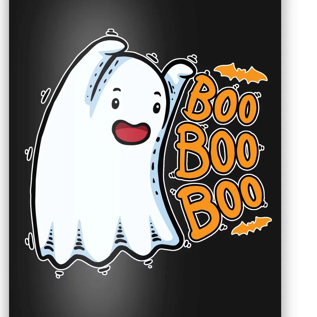 Boo Ghost Halloween Cute Poster