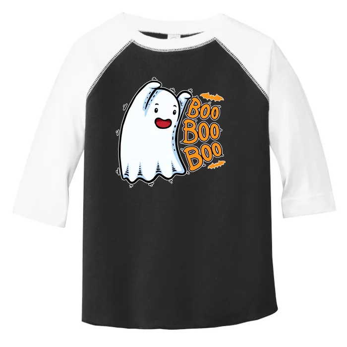 Boo Ghost Halloween Cute Toddler Fine Jersey T-Shirt