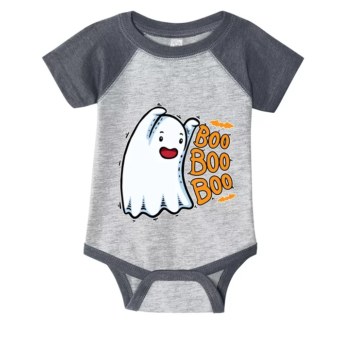 Boo Ghost Halloween Cute Infant Baby Jersey Bodysuit