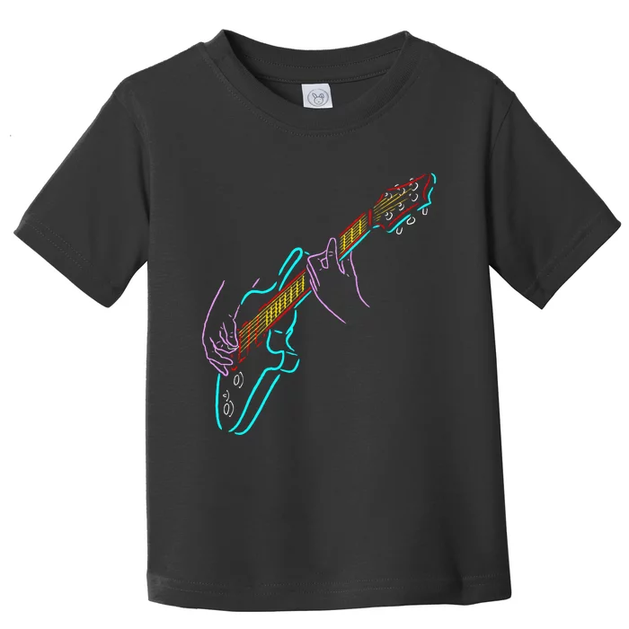 Bass Guitarists Hands Rock And Roll Toddler T-Shirt