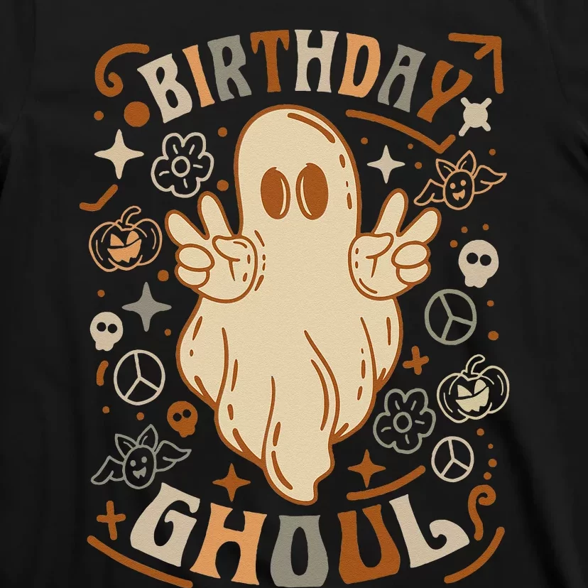 Birthday Ghoul Halloween Ghost BOO T-Shirt