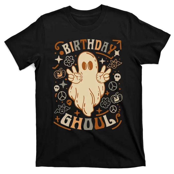 Birthday Ghoul Halloween Ghost BOO T-Shirt