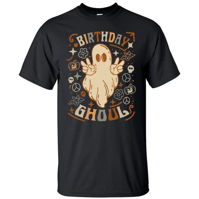 Birthday Ghoul Halloween Ghost BOO Tall T-Shirt