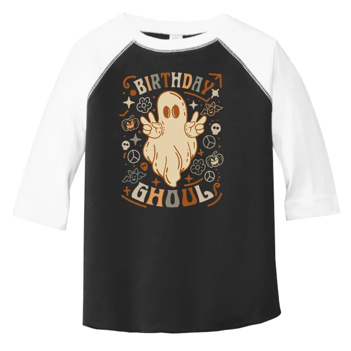 Birthday Ghoul Halloween Ghost BOO Toddler Fine Jersey T-Shirt