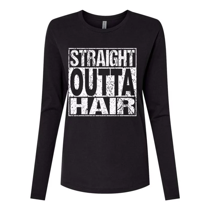 Bald Guy Hair Loss Baldness Womens Cotton Relaxed Long Sleeve T-Shirt