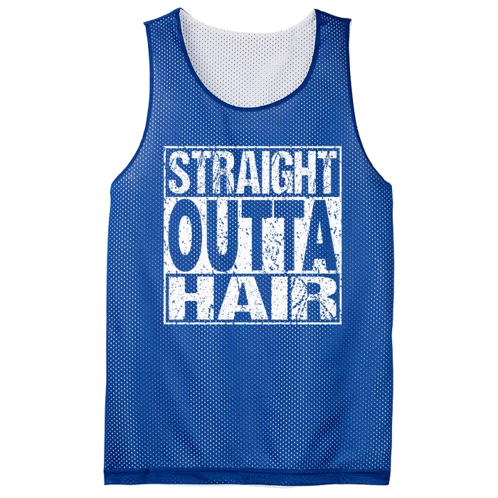 Bald Guy Hair Loss Baldness Mesh Reversible Basketball Jersey Tank