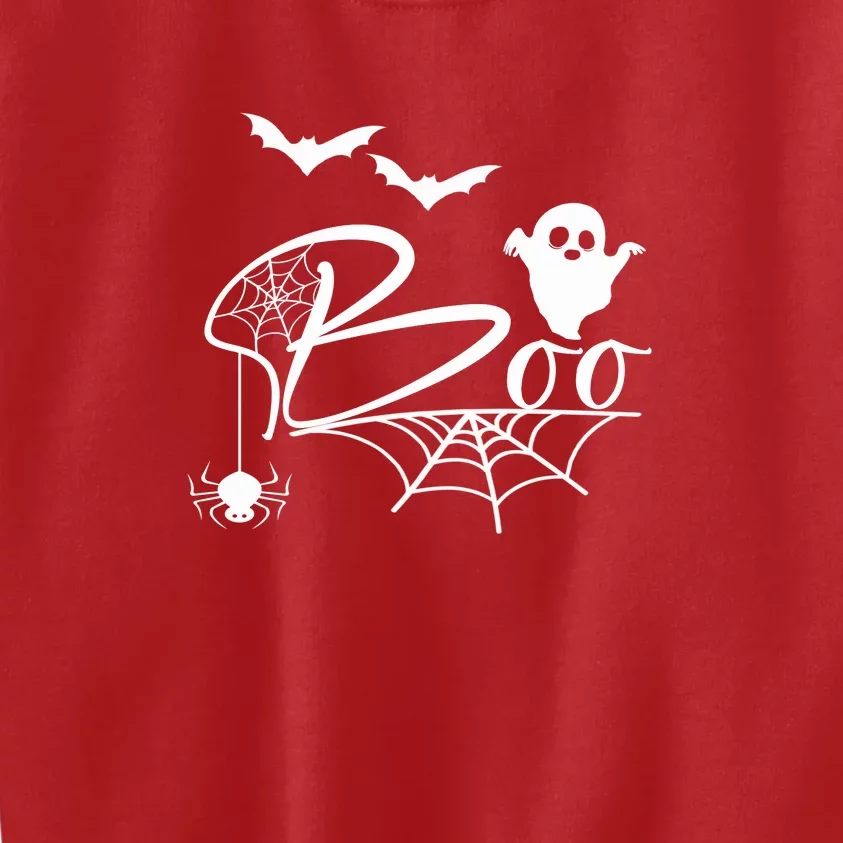 Boo | Ghost Halloween Kids Sweatshirt