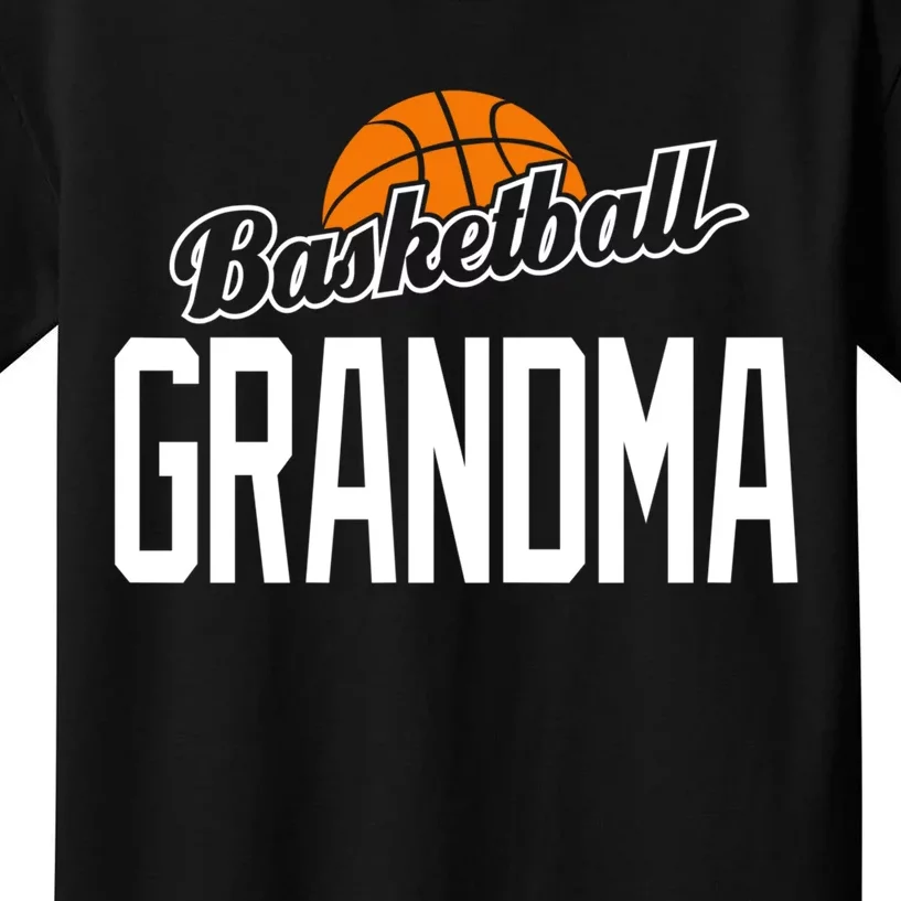 Basketball Grandma Hoop Sport Gift Kids T-Shirt