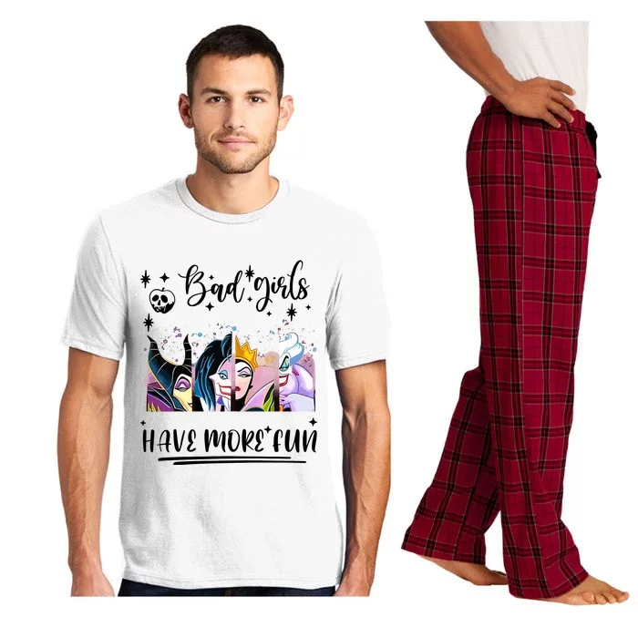 Bad Girl Have More Fun Night Out Vacations Villain Queen Witch Pajama Set