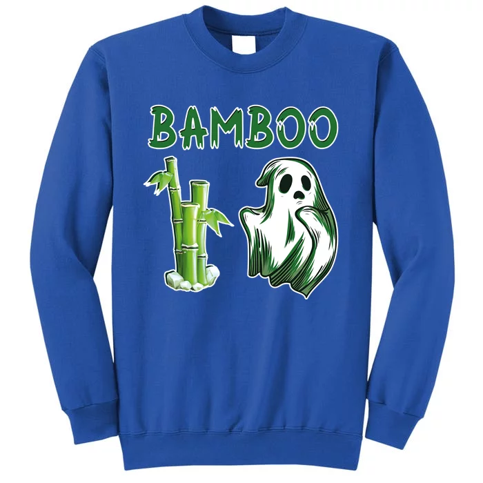 Bamboo Ghostly Halloween Ghost Plant Lover Halloween Gift Tall Sweatshirt