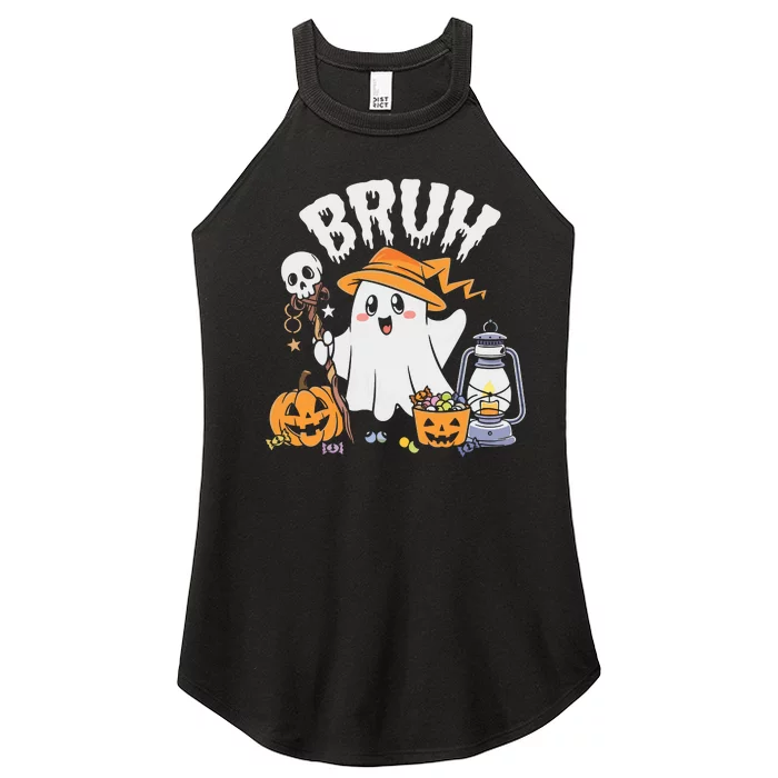 Bruh Ghost Halloween Cute Ghost Candy Women’s Perfect Tri Rocker Tank