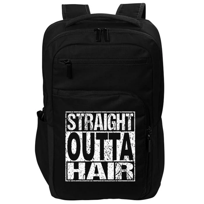 Bald Guy Hair Loss Baldness Impact Tech Backpack