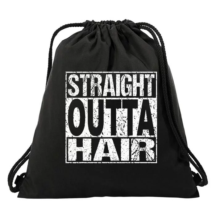 Bald Guy Hair Loss Baldness Drawstring Bag