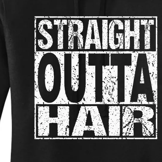 Bald Guy Hair Loss Baldness Women's Pullover Hoodie