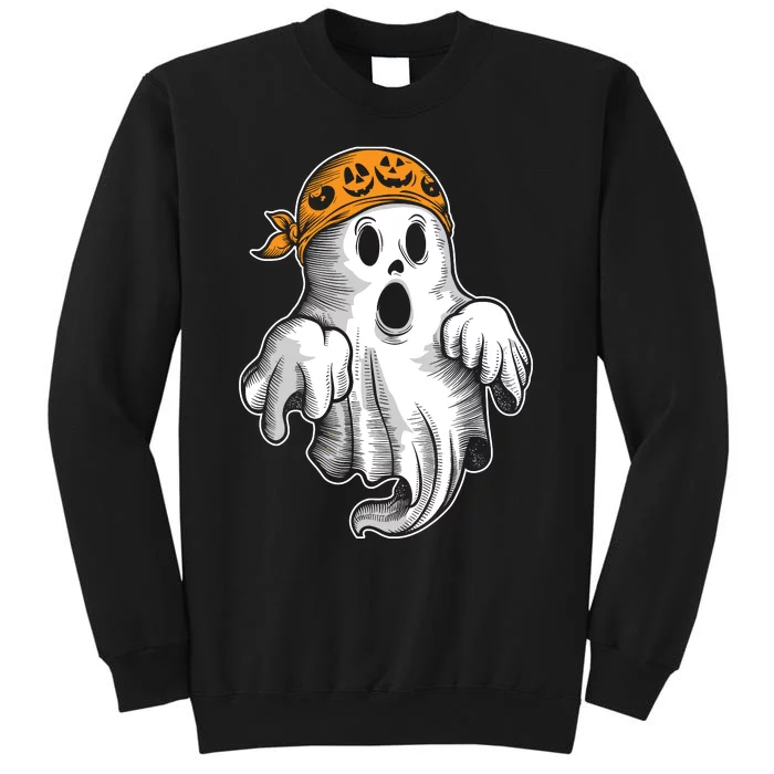 Boo Ghost Halloween Graphic Sweatshirt