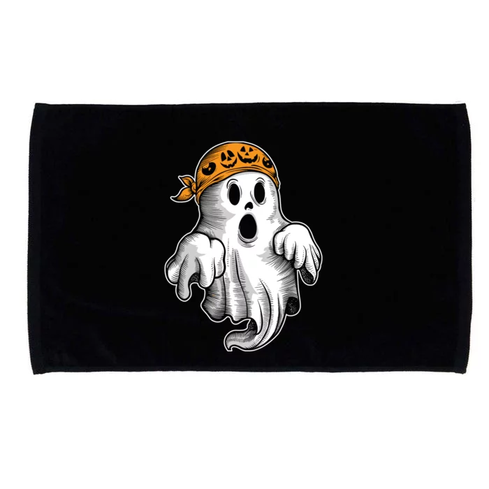 Boo Ghost Halloween Graphic Microfiber Hand Towel