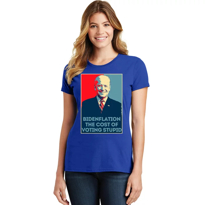 Bidenflation Gift Inflation Gas Prices Gift Biden Gift Women's T-Shirt