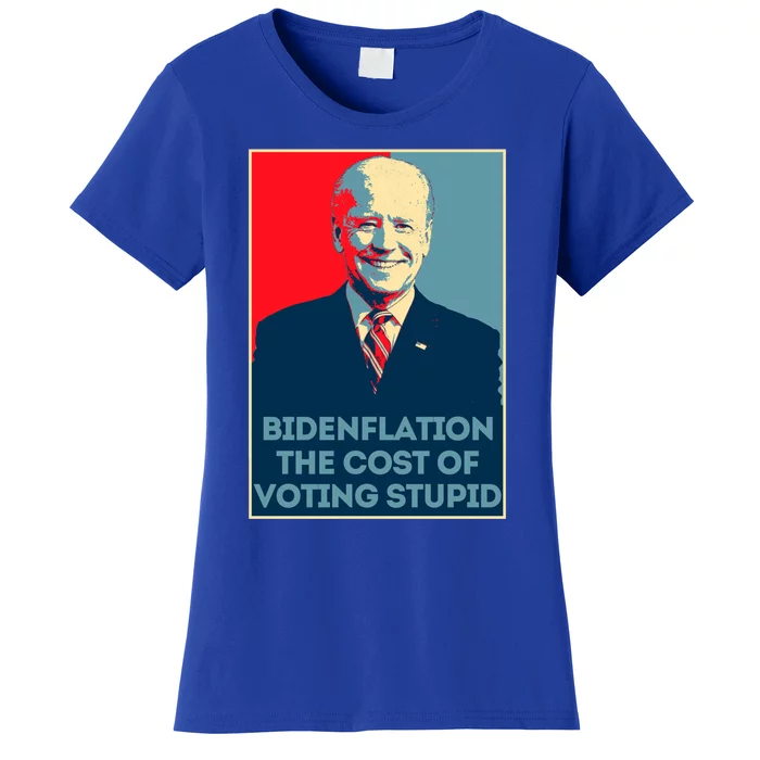 Bidenflation Gift Inflation Gas Prices Gift Biden Gift Women's T-Shirt