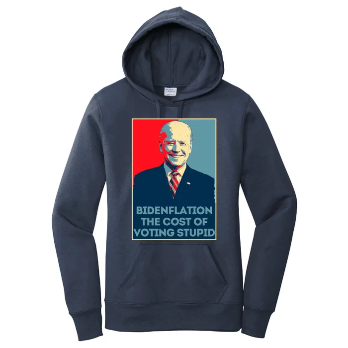 Bidenflation Gift Inflation Gas Prices Gift Biden Gift Women's Pullover Hoodie