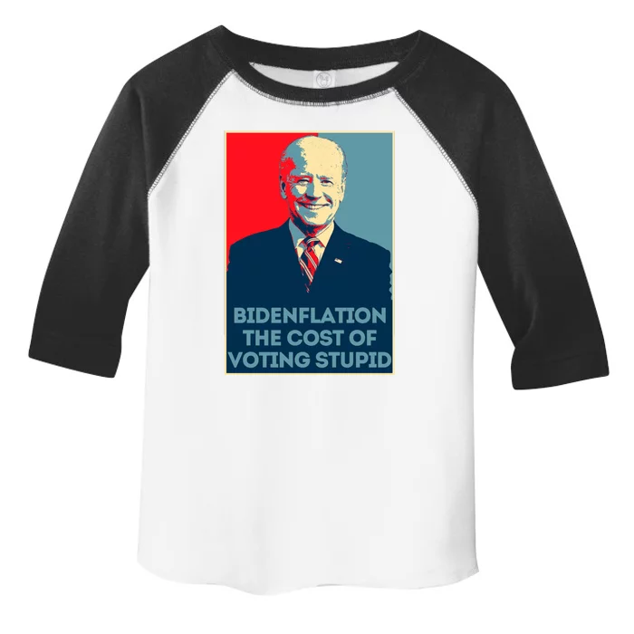 Bidenflation Gift Inflation Gas Prices Gift Biden Gift Toddler Fine Jersey T-Shirt