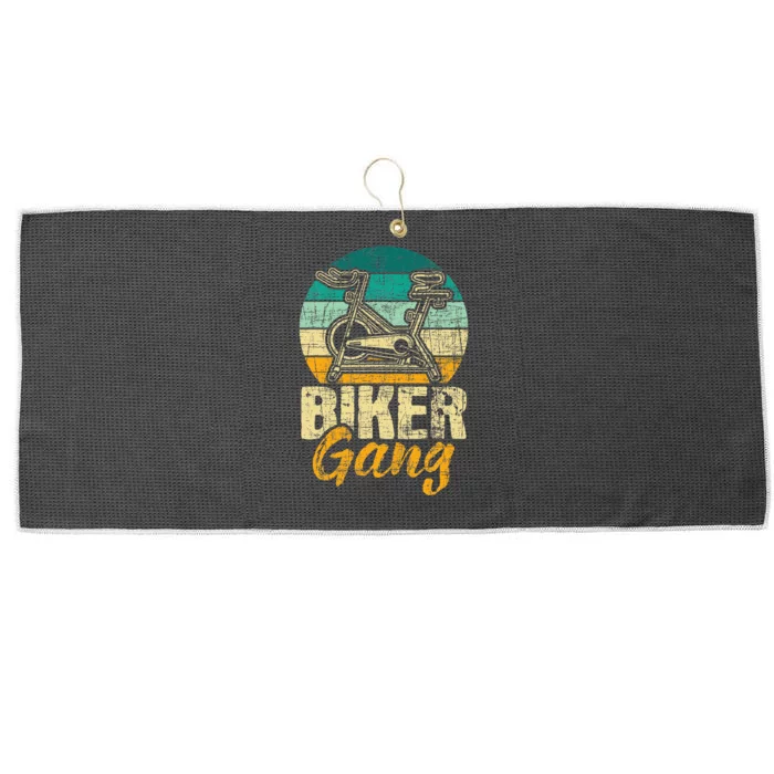 Biker Gang Indoor Bicycle Gym Cycling Lover Large Microfiber Waffle Golf Towel