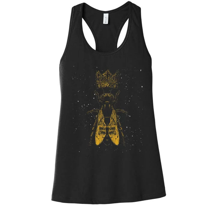 Beekeeping Gift Idea Animal Queen Bee Nature Insect Bee Women's Racerback Tank