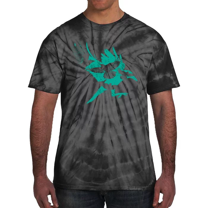 Bird Gift Idea Raven Crow Tie-Dye T-Shirt