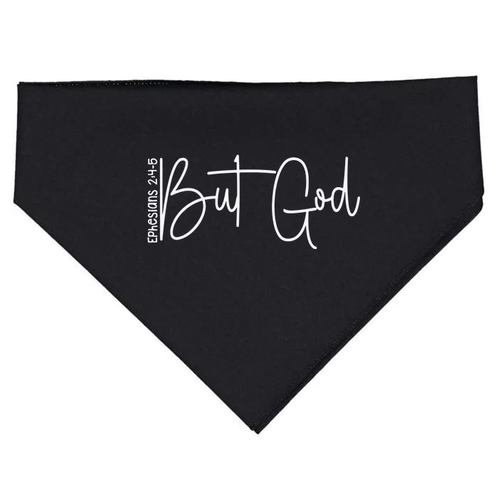 But God is Good Lover Christian Believers God USA-Made Doggie Bandana