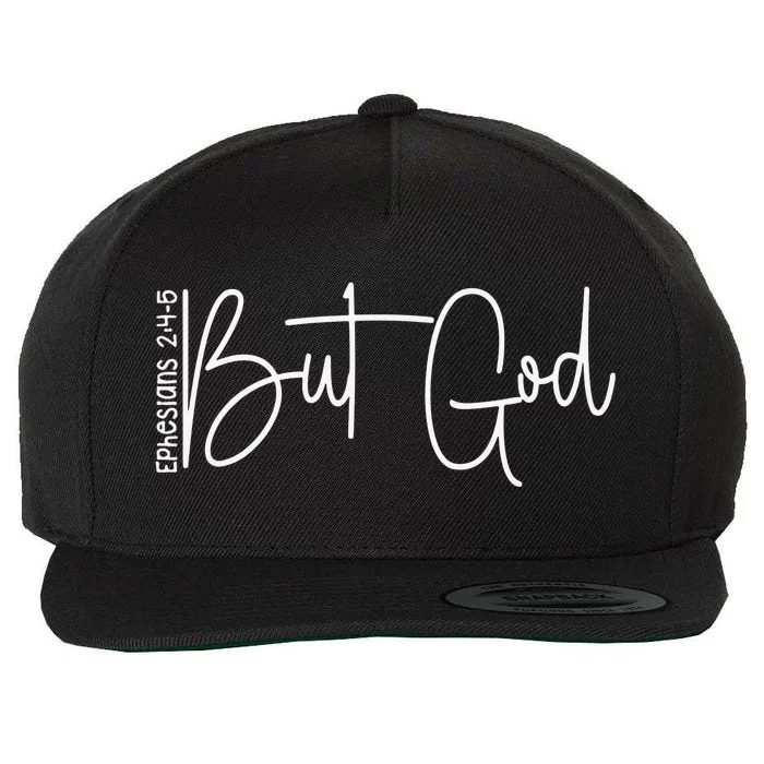 But God is Good Lover Christian Believers God Wool Snapback Cap