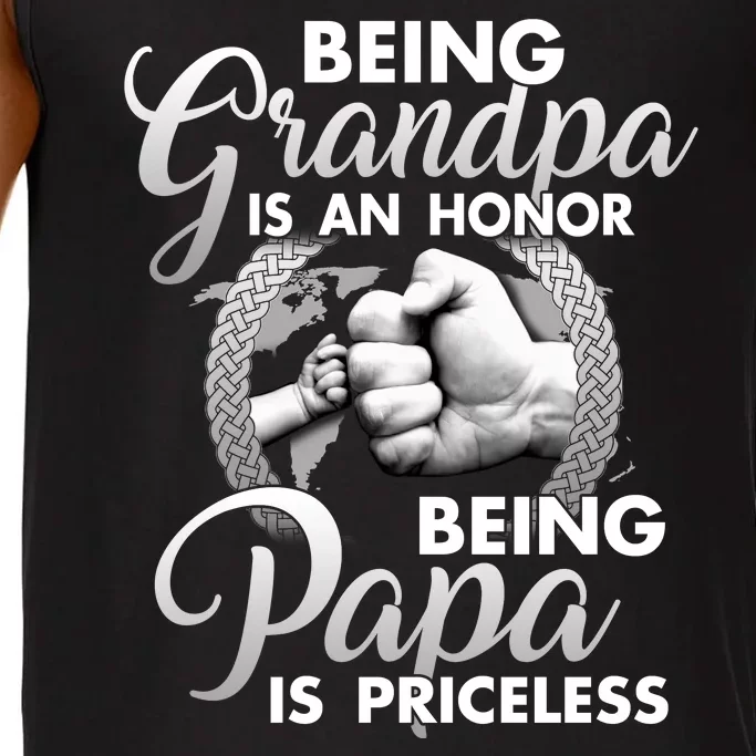 Being Grandpa Is An Honor Being Papa Is Priceless Comfort Colors® Tank Top