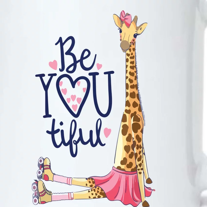 Beautiful Giraffe | Inspire Be You Giraffe Animal Black Color Changing Mug