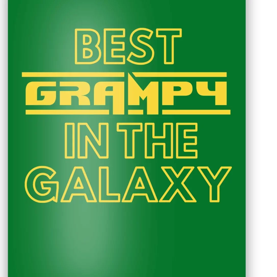 Best Grampy In The Galaxy Cute Family Gift Idea For Dad Poster